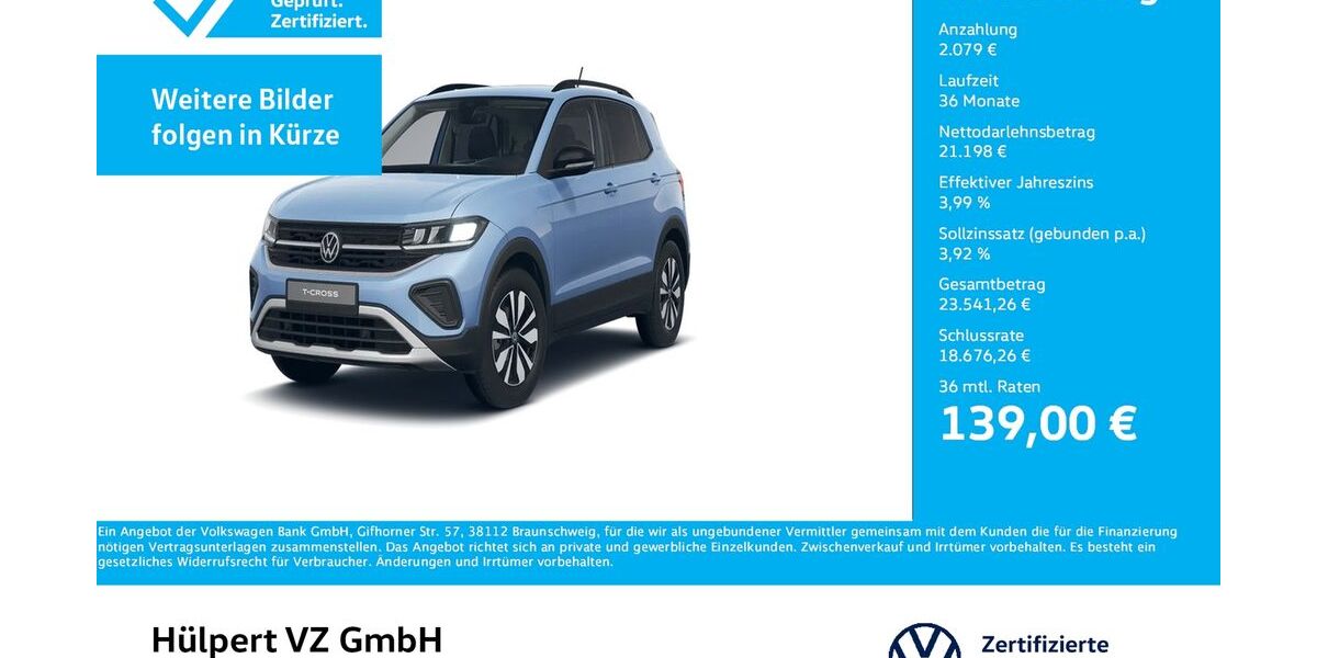 VW T-Cross 3.202 km 23.466 &euro; Unna 59423