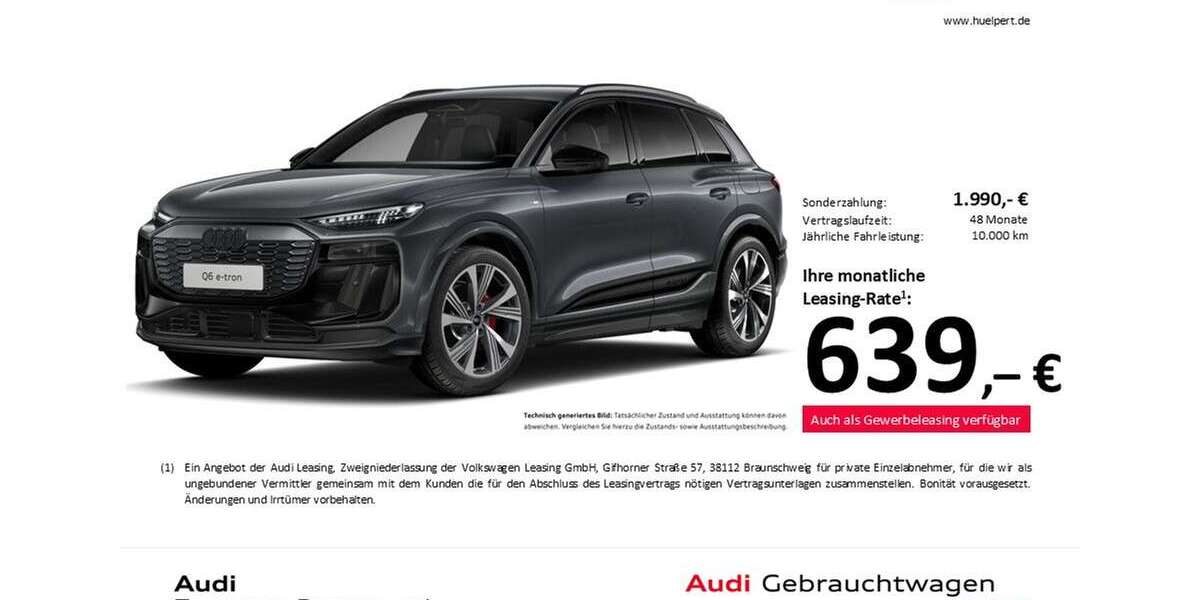 Audi Q6 e-tron 11.035 km 73.421 &euro; Dortmund 44143