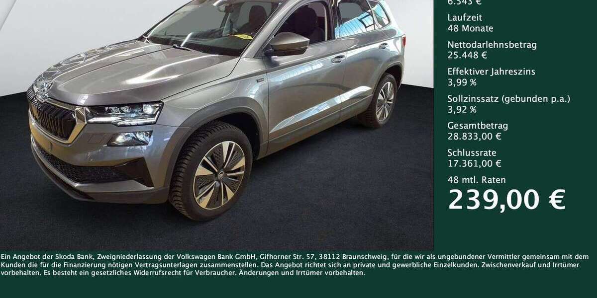 Skoda Karoq 23.197 km 31.991 &euro; Dortmund 44309