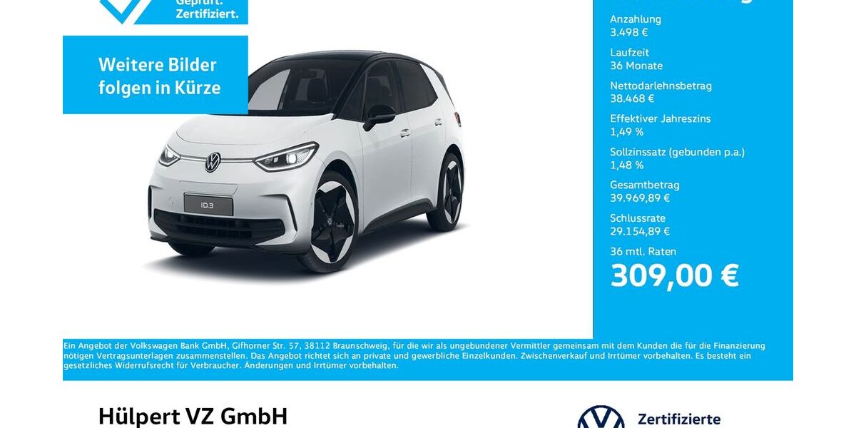 VW ID.3 9.680 km 41.966 &euro; Dortmund 44379