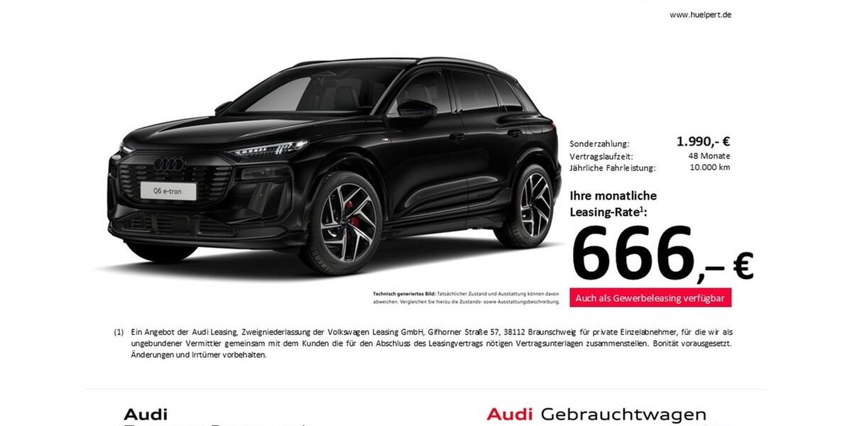 Audi Q6 e-tron 19.518 km 73.778 &euro; Dortmund 44143