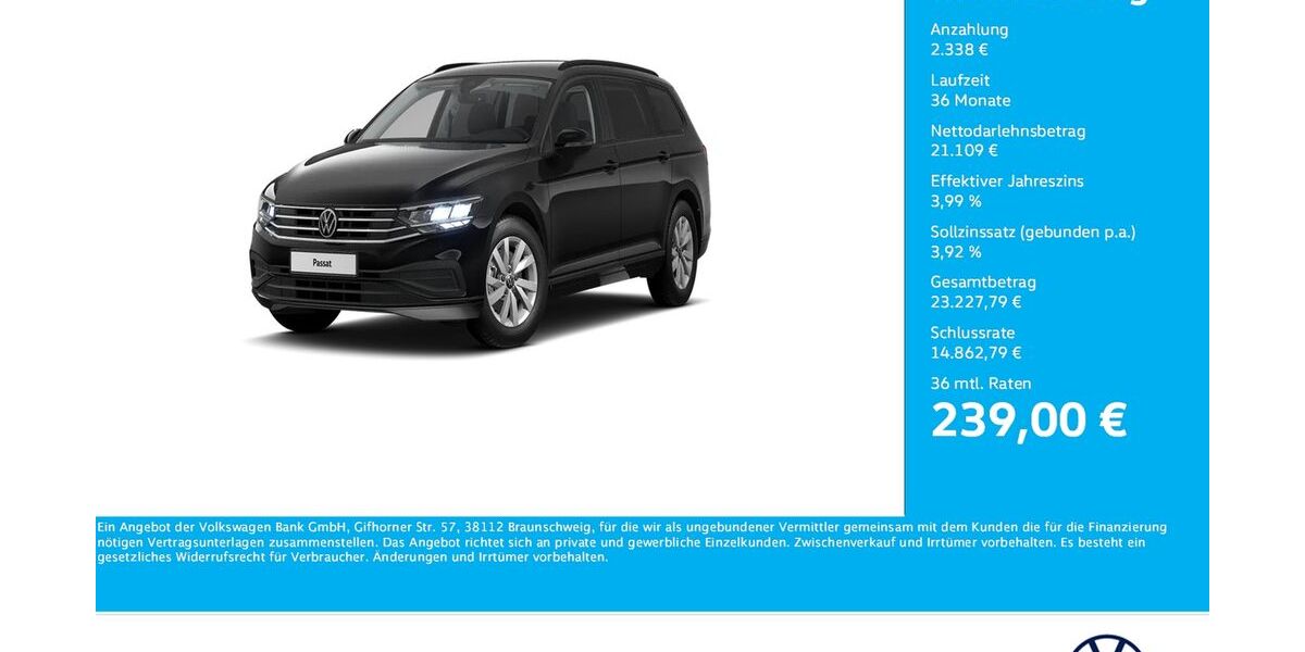 VW Passat Variant 68.992 km 23.003 &euro; Dortmund 44379