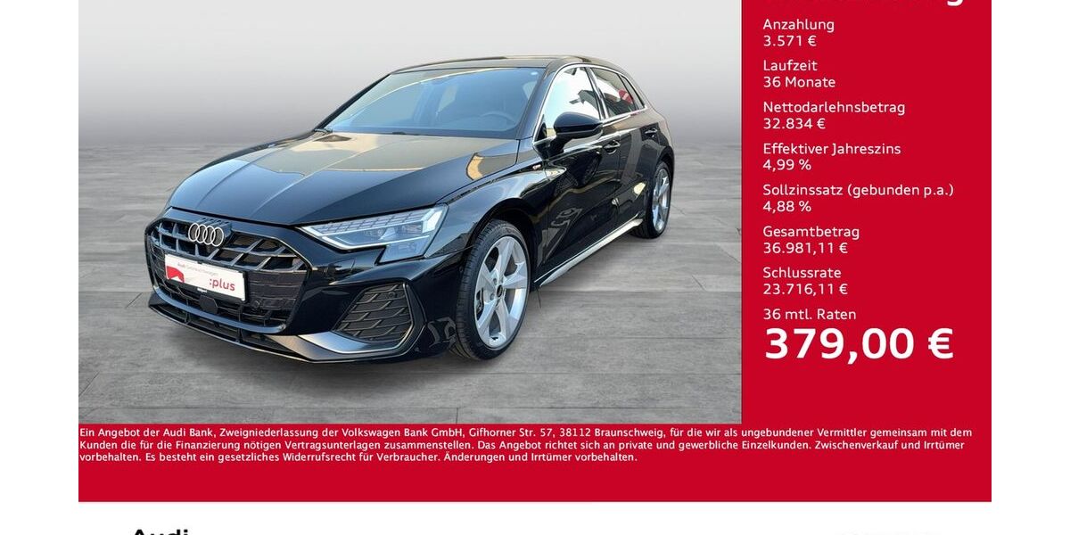 Audi A3 9.241 km 35.922 &euro; Dortmund 44143