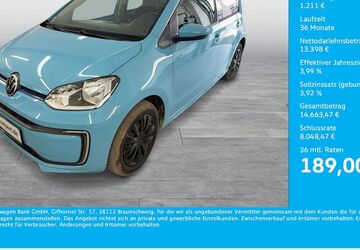 VW e-up! 60.377 km 14.396 &euro; Bergkamen 59192
