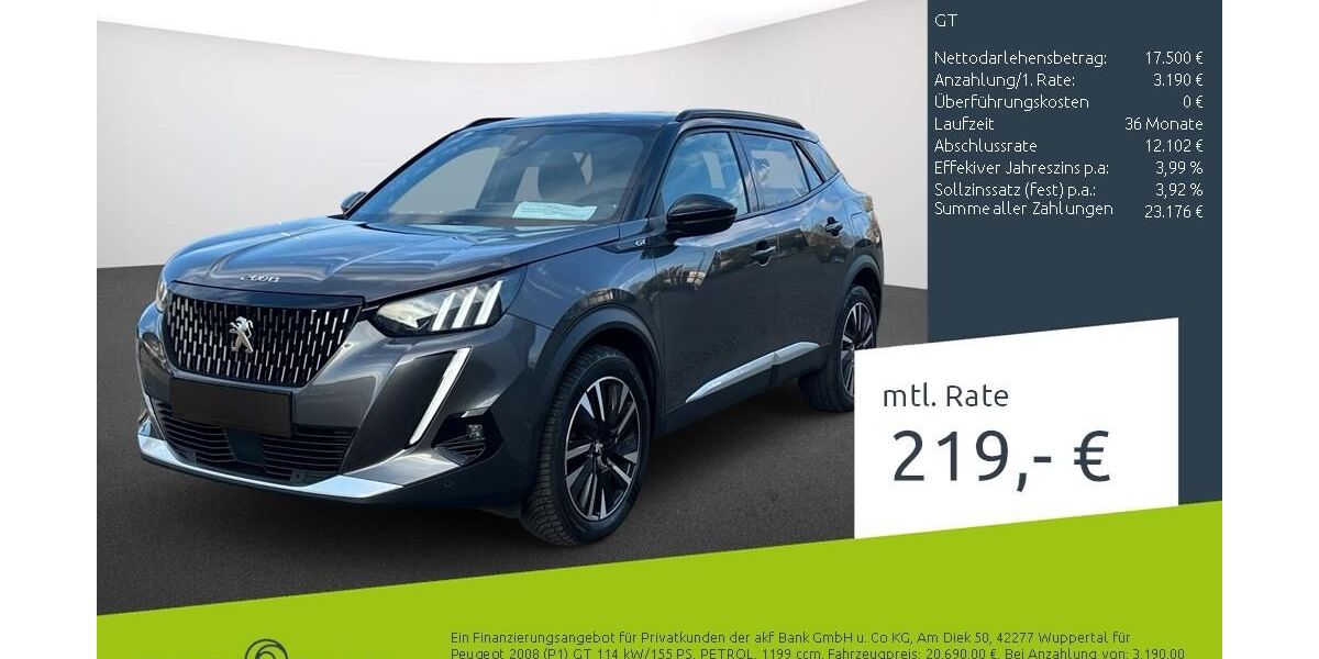 Peugeot 2008 44.884 km 18.880 &euro; Dortmund 44263