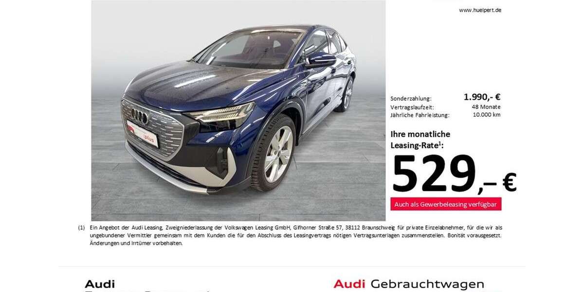 Audi Q4 e-tron 14.139 km 55.995 &euro; Dortmund 44143