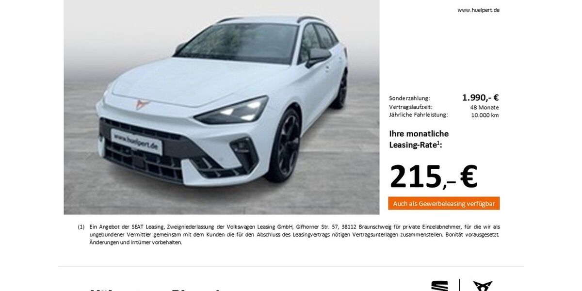 Cupra Leon 6.120 km 30.497 &euro; Dortmund 44269