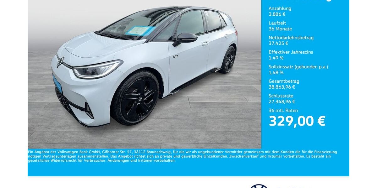 VW ID.3 16.515 km 41.211 &euro; Dortmund 44141