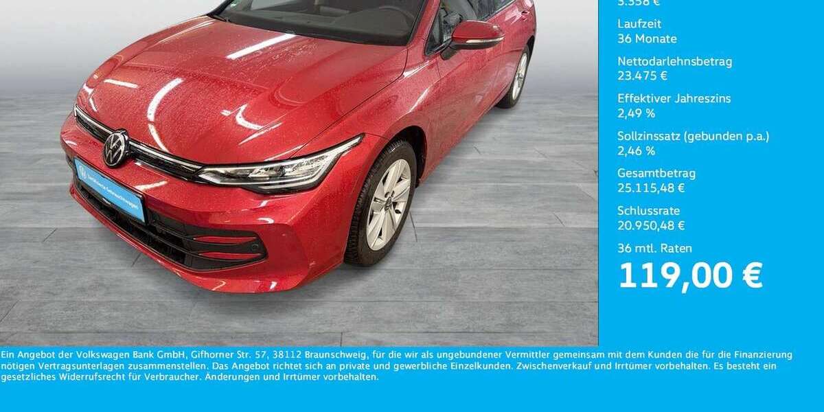 VW Golf 10.599 km 26.833 &euro; Dortmund 44141