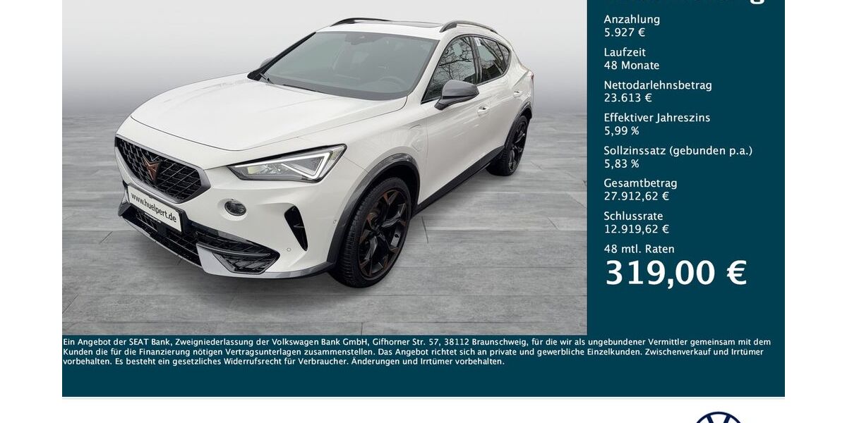 Cupra Formentor 19.681 km 28.860 &euro; Dortmund 44379