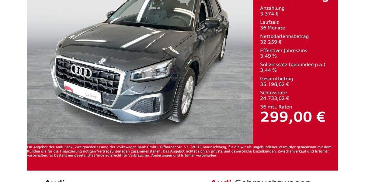Audi Q2 7.318 km 33.477 &euro; Dortmund 44143