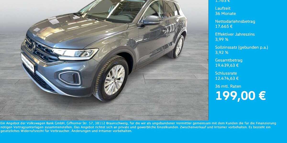 VW T-Roc 52.556 km 19.428 &euro; Unna 59423