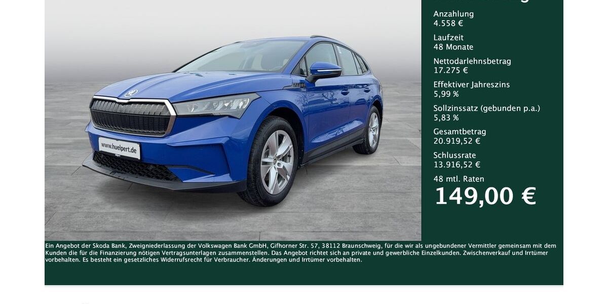 Skoda Enyaq 13.288 km 21.741 &euro; Dortmund 44309