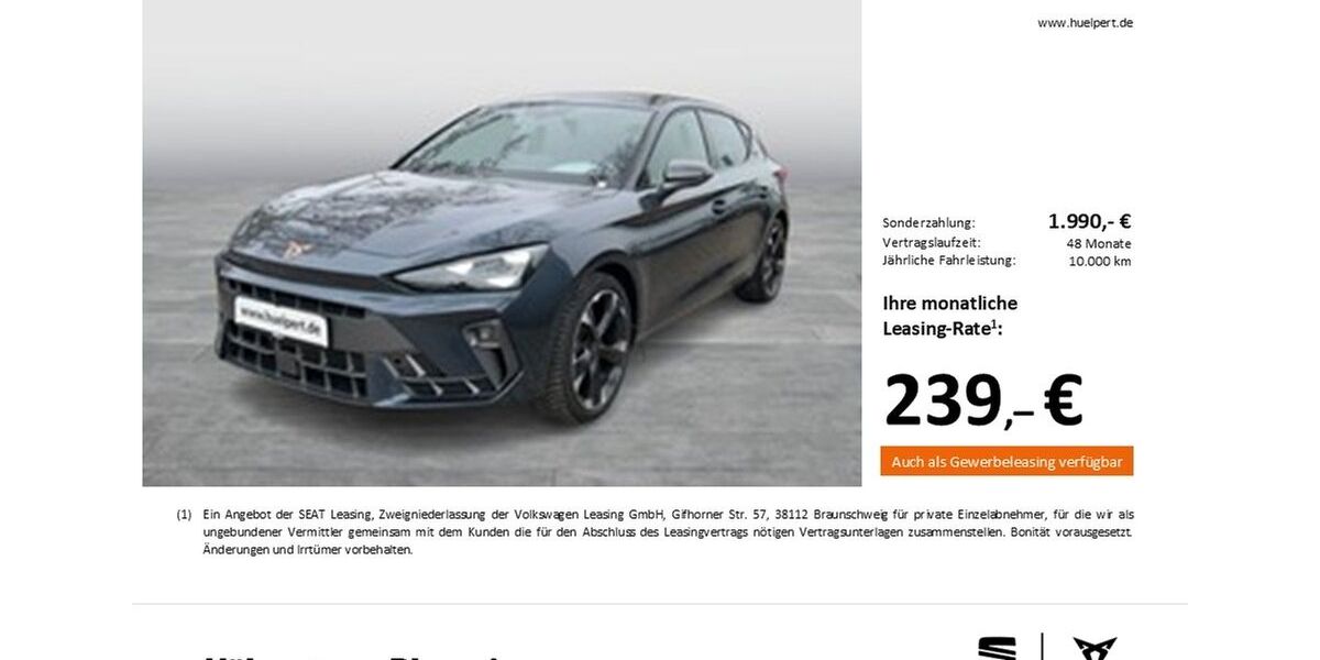 Cupra Leon 7.577 km 31.473 &euro; Dortmund 44269