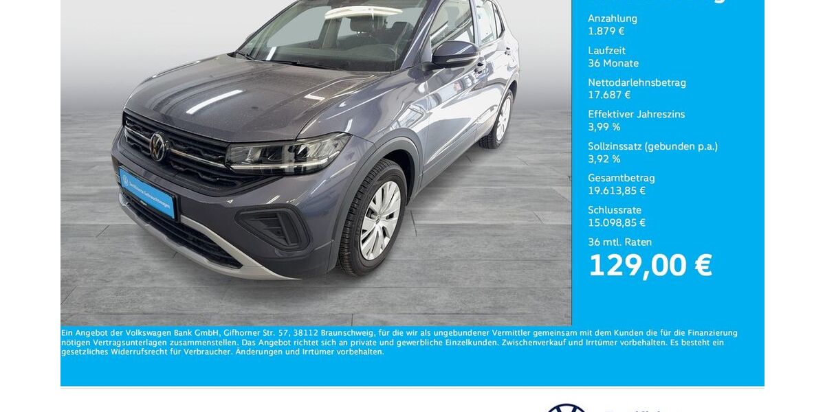VW T-Cross 10.752 km 19.411 &euro; Dortmund 44141