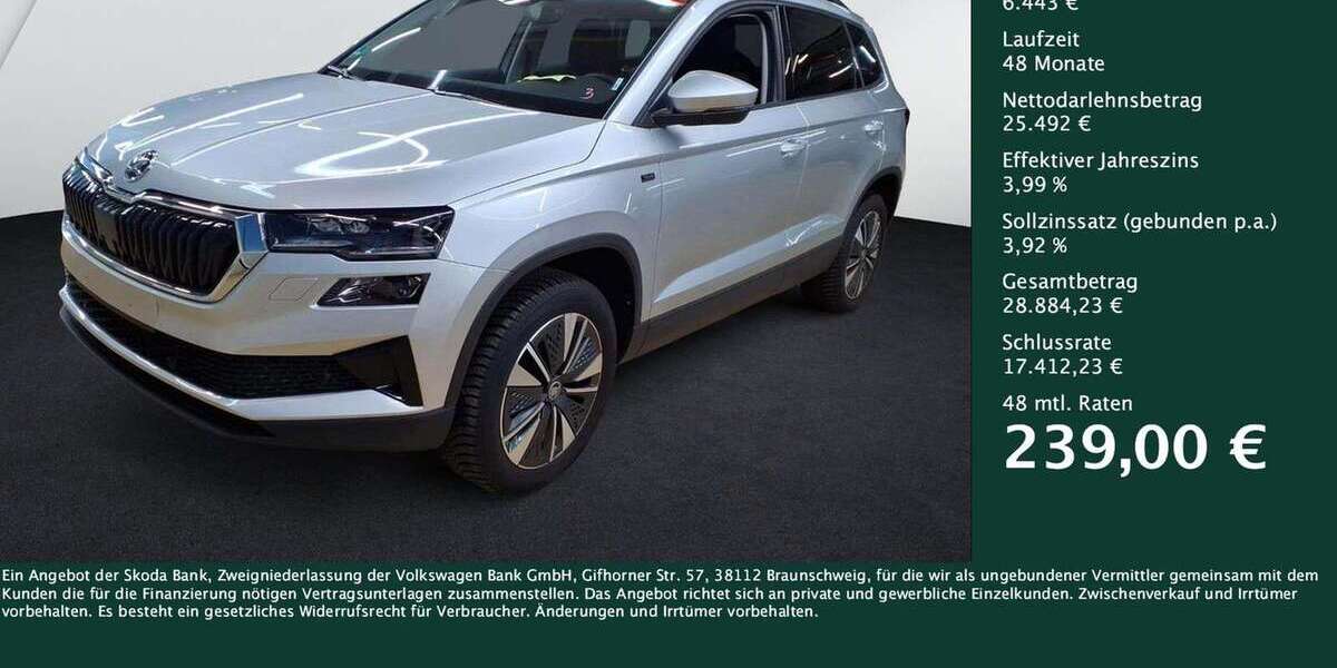 Skoda Karoq 10.656 km 32.444 &euro; Dortmund 44309