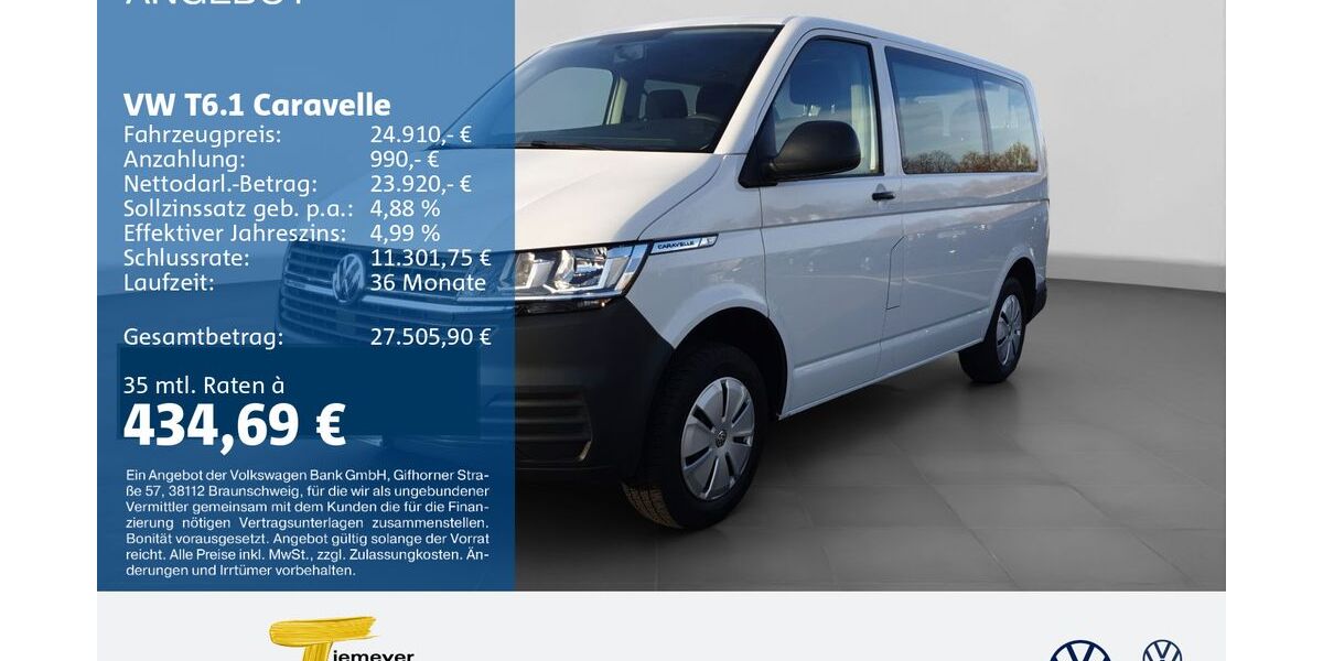 VW T6 Caravelle 105.806 km 21.770 &euro; Castrop-Rauxel 44575