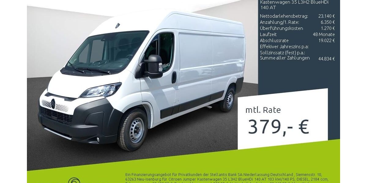 Citroen Jumper 19.800 km 28.320 &euro; Dortmund 44263